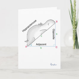 HIPPOTENUSE-Karte von Sandra Boynton Karte