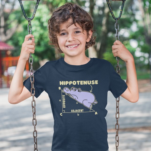 Hippotenuse Lindo Hipopotamo Matematico Para Niños T-Shirt (Von Creator hochgeladen)