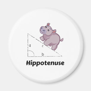 Hippotenuse lustiges Mathe Magnet
