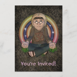 Hippy 60's Medium Party Einladung