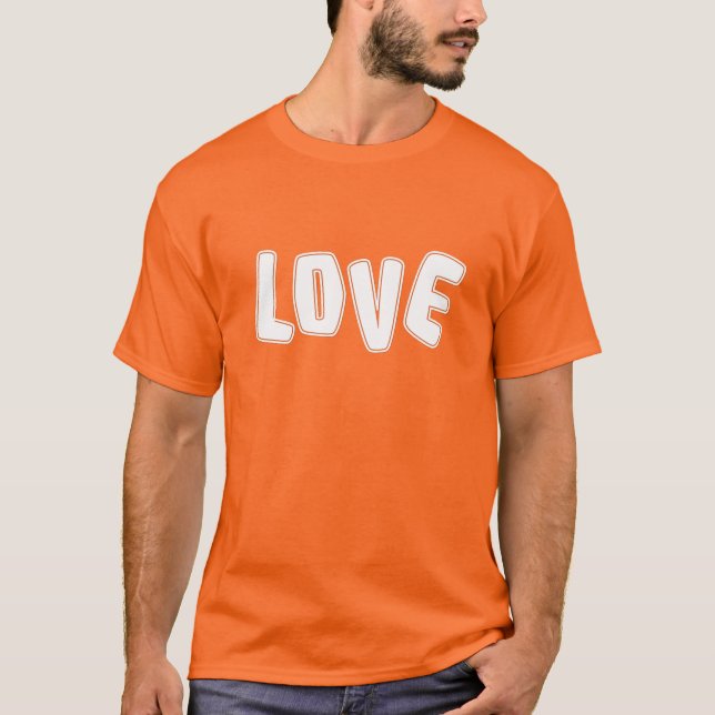 Hippy-Blume-Power-Liebe T-Shirt (Vorderseite)