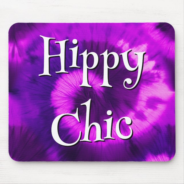 Hippy Chic Maus Pad Lila Mousepad (Vorne)