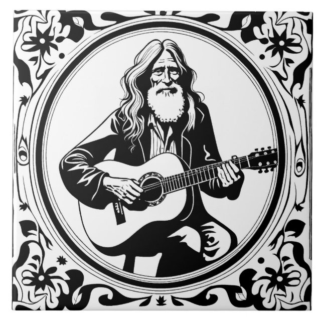 Hippy Fliese (Vorderseite)