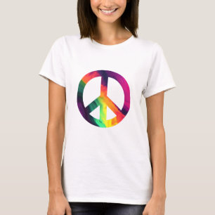 Hippy-Friedenszeichen T-Shirt
