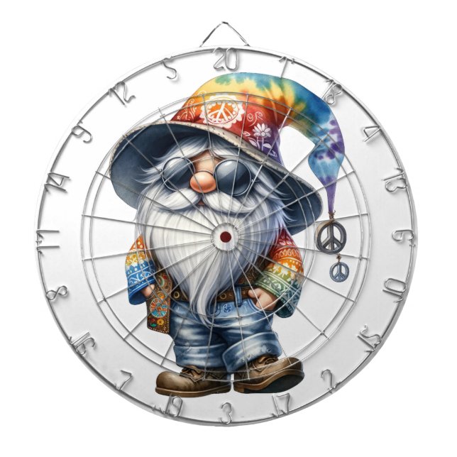 Hippy Gnome Dartscheibe (vorne)