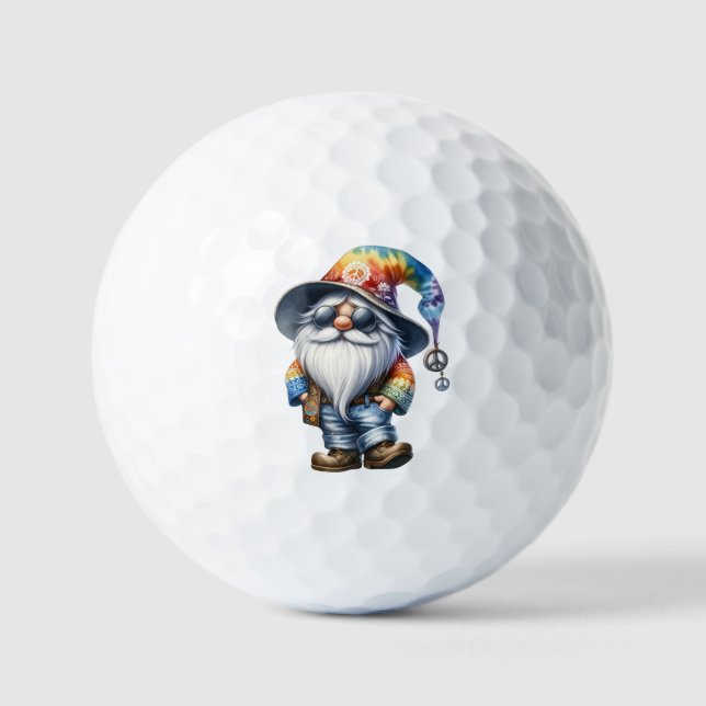 Hippy Gnome Golfball (Vorderseite)