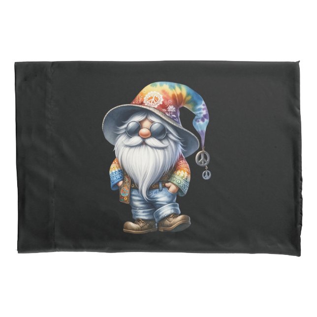 Hippy Gnome Kissenbezug (Vorderseite)