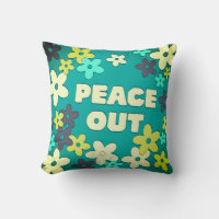 Hippy Groovy Floral Peace Out