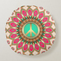 Hippy Groovy Liebe & Peace Sunflower