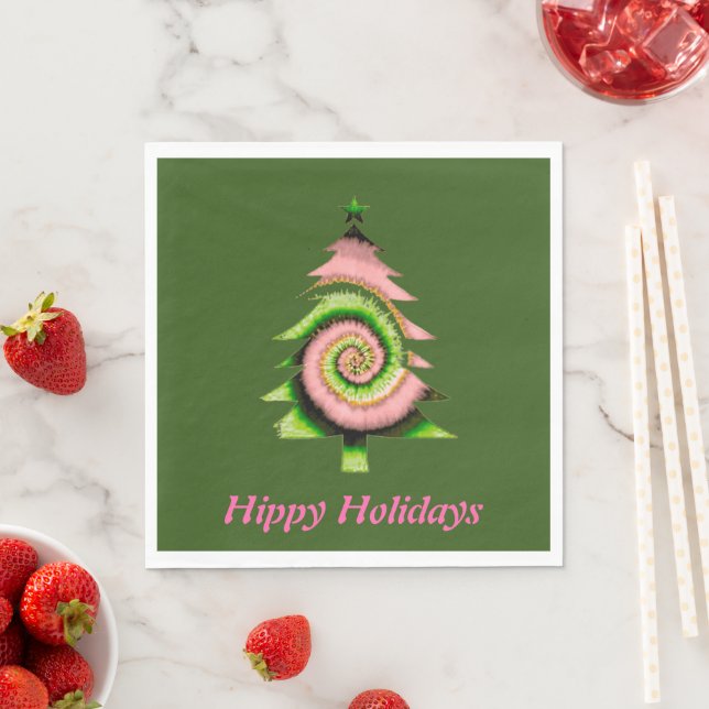 Hippy Holiday Paper Napkins Serviette (Beispiel)