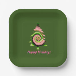 Hippy Holiday Paper Plate Pappteller