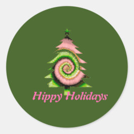 Hippy Holiday Sticker