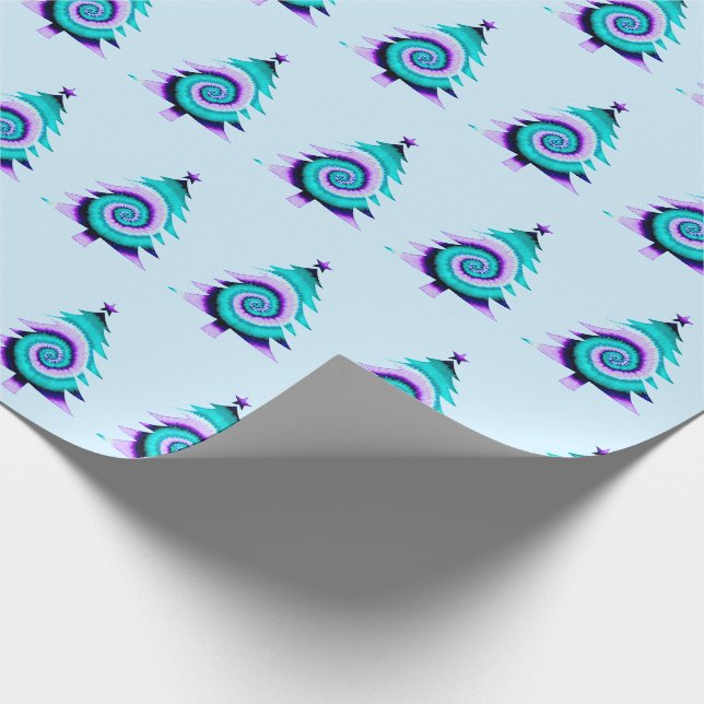 Hippy Holiday Warning Geschenkpapier (Ecke)