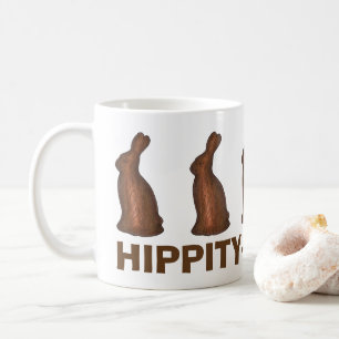 Hippy Hop Schokolade Ostergeblasenes Kaninchen Tasse