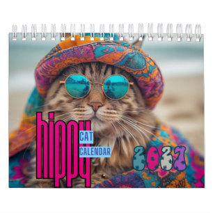 Hippy-Katzenkalender, Katze Kalender