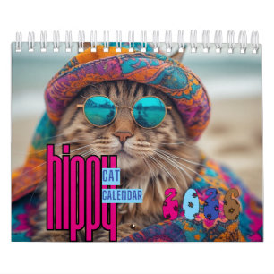 Hippy-Katzenkalender, Katze Kalender