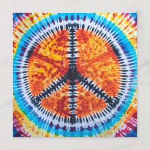 Hippy Krawatten-Einladung Einladung