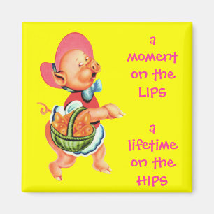 Hippy Kühlschrankmagnet Fräulein-Piggy Magnet