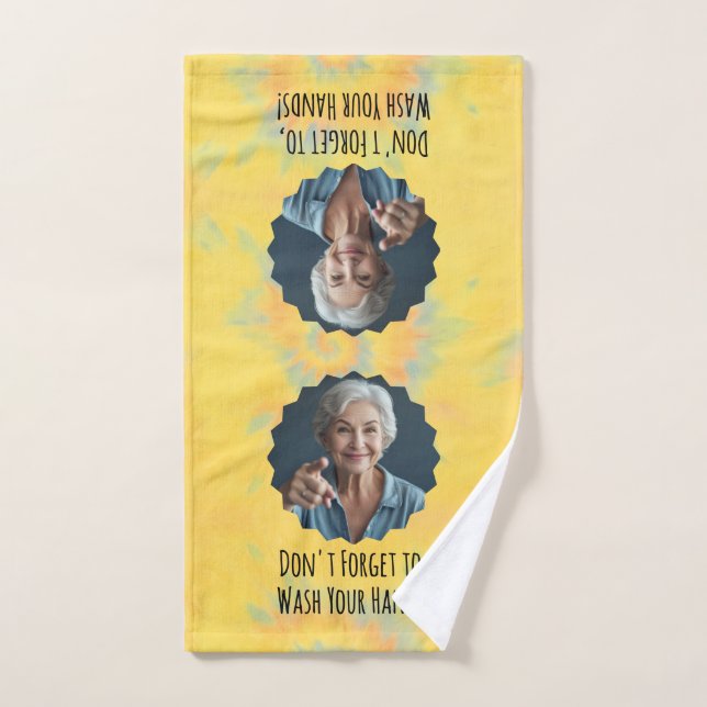 Hippy Mom, Wash your hands Handtuch (Handtuch)