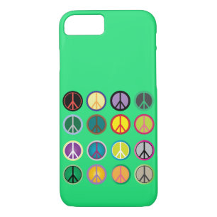 Hippy-Peace-Schild 60er-Farbmuster Case-Mate iPhone Hülle