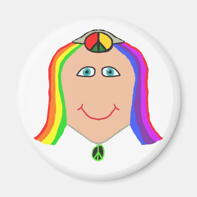 Hippy Smile Magnet (Vorne)