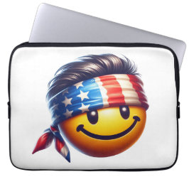 Hippy-Smiley Laptopschutzhülle