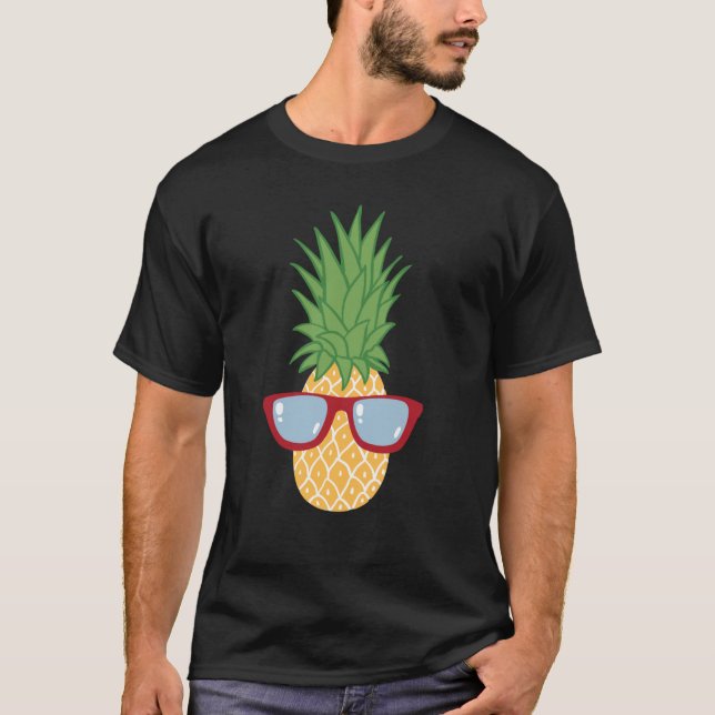 Hipster Ananas Liebe Motivation Liebe Ananas H T-Shirt (Vorderseite)