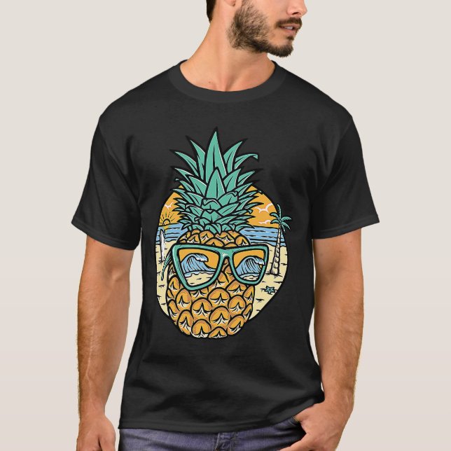 Hipster Ananas Liebe Motivation Liebe Ananas T-Shirt (Vorderseite)