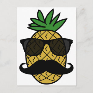 Hipster Ananas Postkarte
