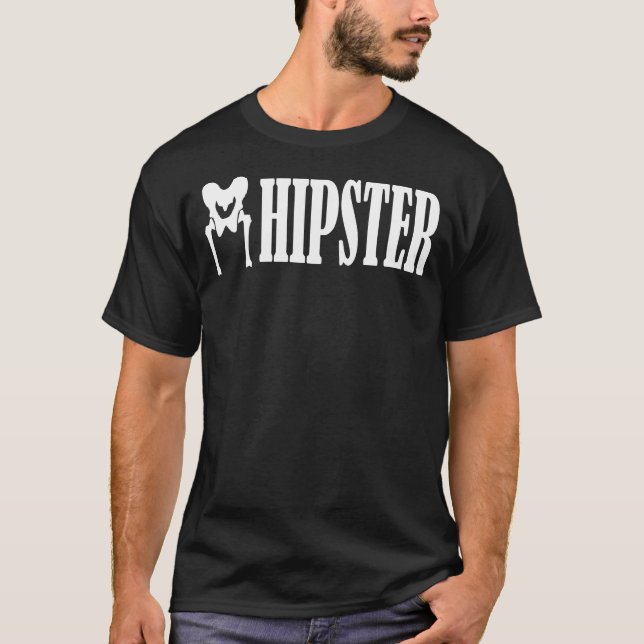 Hipster Angesagter Austausch Funny Body Spaß T-Shirt (Vorderseite)