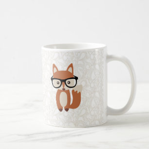 Hipster-BabyFox w/Glasses Kaffeetasse