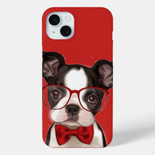 Hipster Boston Terrier Pup Case-Mate iPhone Hülle