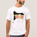 Hipster Cat T-Shirt<br><div class="desc">Hipster Katze neu über Zazzle,  bevor Shirts noch getragen wurden.</div>