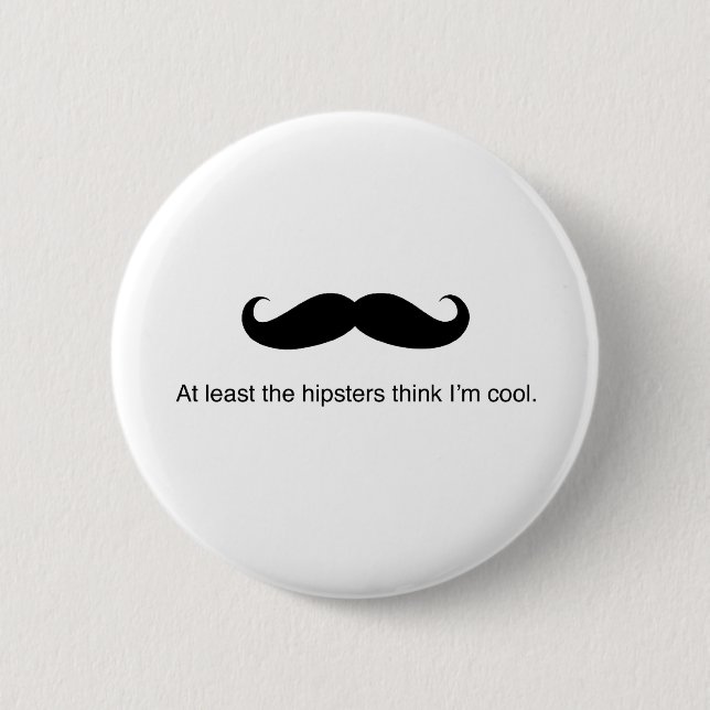 Hipster cool button (Vorderseite)