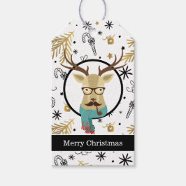 Hipster Dei Christmas Geschenkanhänger