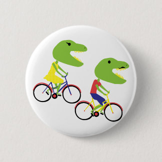 Hipster dinos button