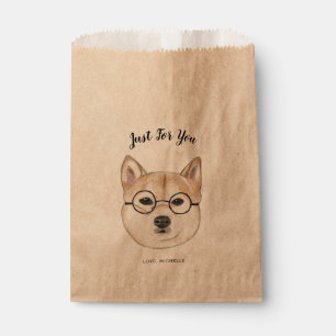 Hipster Dog, Shiba Inu Nur für Sie Geschenktütchen