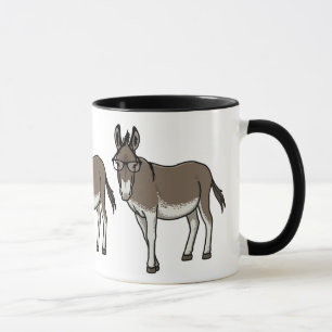 Hipster Donkey Tasse