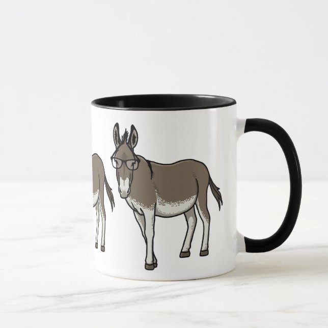 Hipster Donkey Tasse (Rechts)