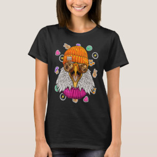 Hipster Eagle Geek Nerd Glasses Tierische Liebe Fr T-Shirt
