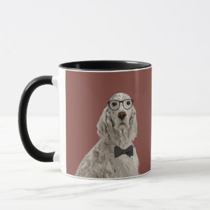 Hipster-englischer Setzer-Tasse für Hundeliebhabe Tasse