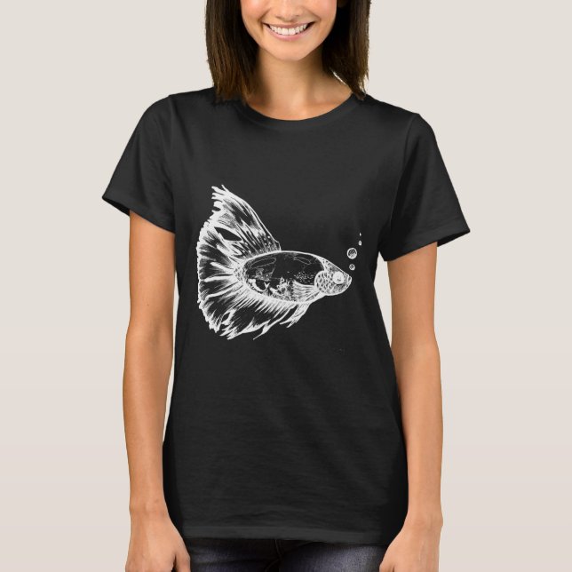 Hipster-Fischer T-Shirt (Vorderseite)