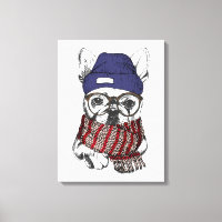 Hipster French Bull Dog