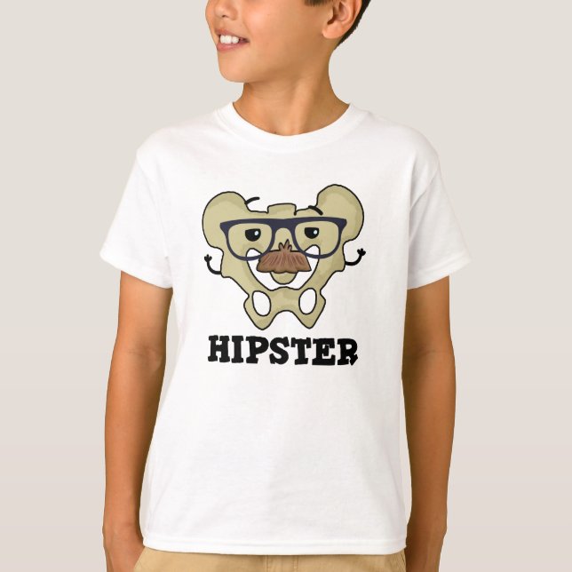 Hipster Funny Angesagt Bone Anatomie Pun T-Shirt (Vorderseite)