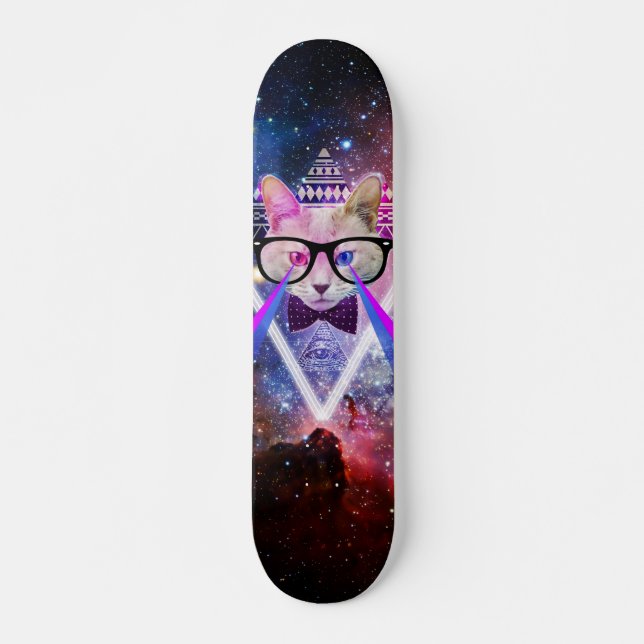 Hipster-Galaxie Skateboard (Vorne)