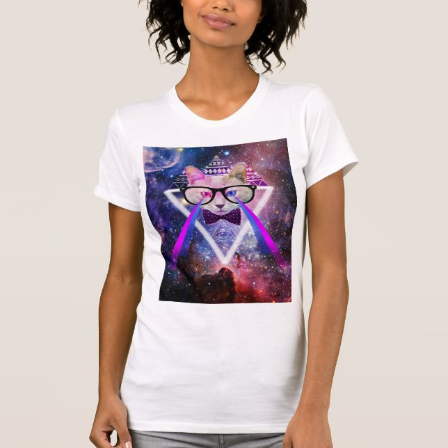 Hipster-Galaxie T-Shirt (Vorderseite)