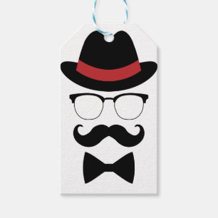 Hipster Gentleman Elements Geschenkanhänger