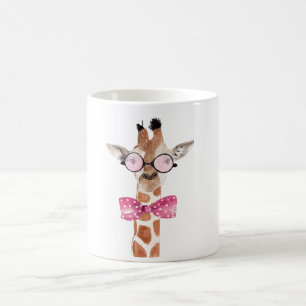 Hipster Girafe T - Shirt Tasse