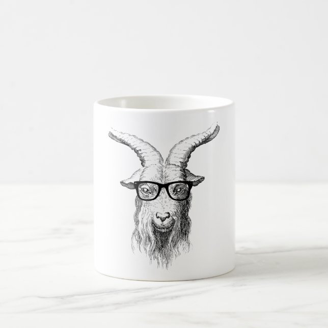 Hipster Goat Tasse (Mittel)