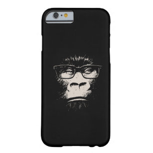 Hipster Gorilla mit Brille Barely There iPhone 6 Hülle